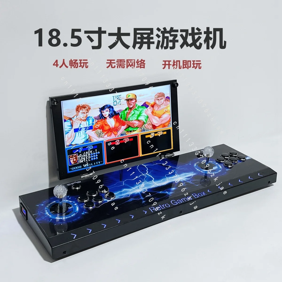 Men's Birthday Gift Double Joystick Arcade Nostalgic Home Folding Game Console Pandora King of Fighters All-in-one