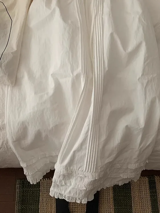 

Ele Mid-Length f Skirt with Dstring Elastic Waist And Wooden Trim plus Size Korean Sle Commute Faion