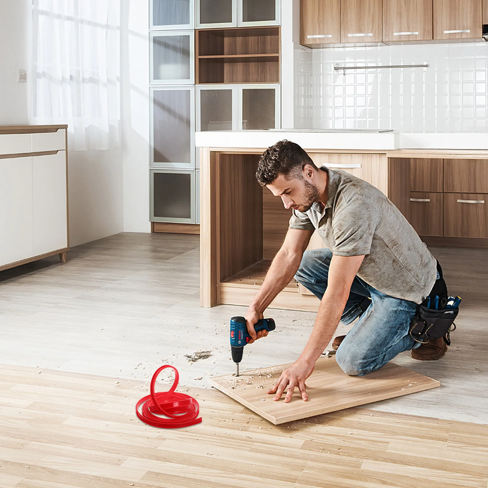 1 rollo de amortiguador para mesa de billar, cojín de goma, Protector de borde en forma de U para muebles, protectores de esquina de gabinete, riel de parachoques de repuesto
