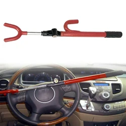 Twin Bar Steering Wheel Lock Car Anti-theft Lock Stretchable Universal Car/Van Wheel Lock With 2 Keys