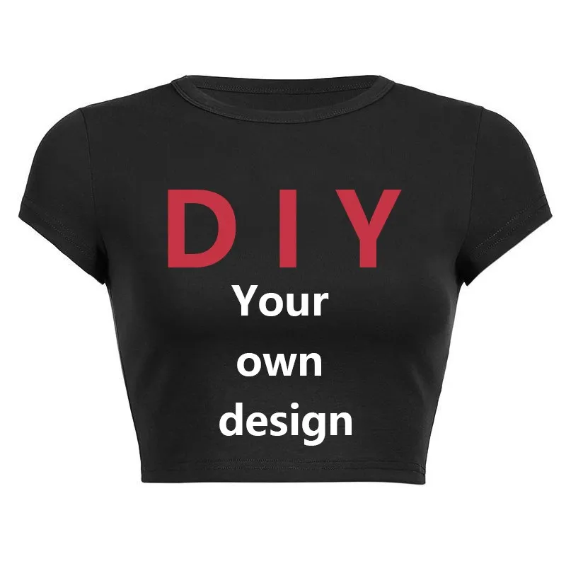 Fashion woman blouse Nieuwe Uw Eigen Ontwerp Logo/Foto Custom DIY T-shirt y2k tops kawaii clothes 15 colours women\'s t-shirt