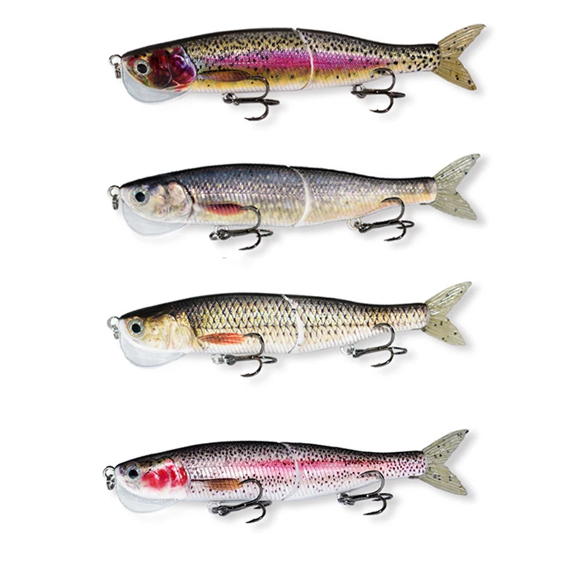 Esche Da Pesca Artificiali Rigide Con Snodo Singolo Esca Per Trota Scorrevole In Plastica