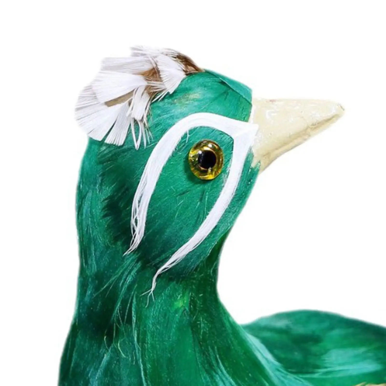 Simulation Feathered Peacock Artificial Birds Decor for Festivals Porch Yard