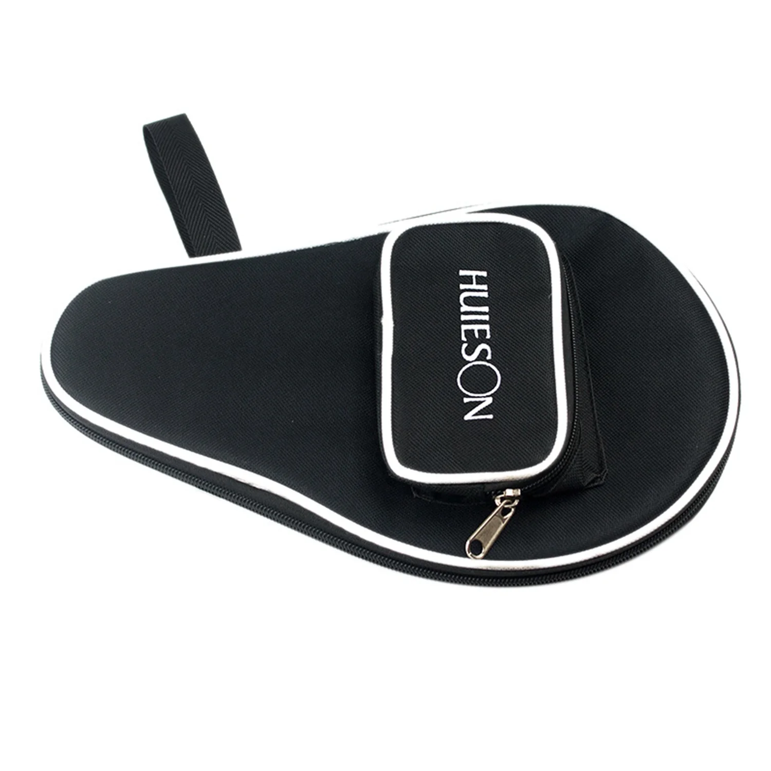 

2Z-2X Чехол для пинг-понга HUIESON с сумкой для мячей или ракетками для настольного тенниса, сумка для летучей мыши, Оксфорд (синий и черный)