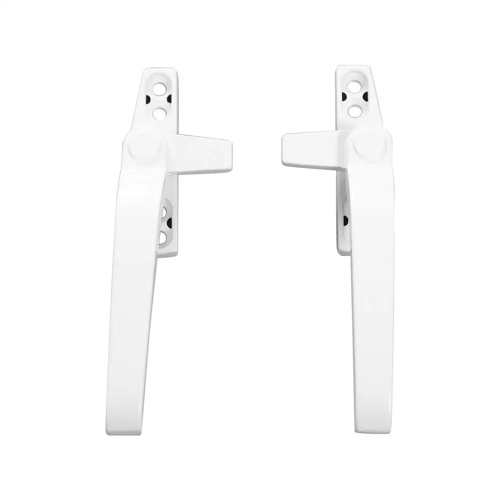 Thickened Open Door Window Handle With Lock Aluminum Alloy Window Lock Handle Right/Left Hand Black/White Hardware