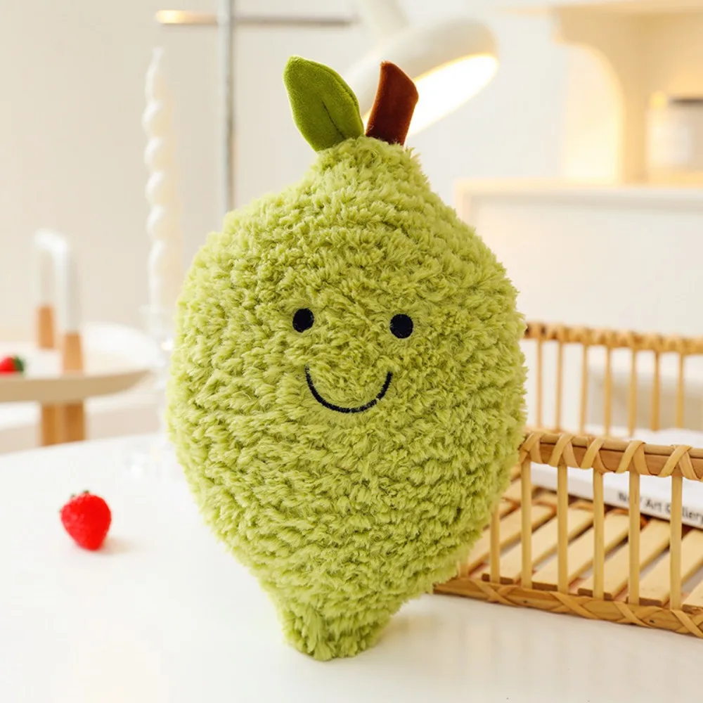 Cartoon Fruit Plush Toy Cute Soft Watermelon Pumpkin Lemon Vegetable Plush Toy Multicolor Banana Peach Strawberry