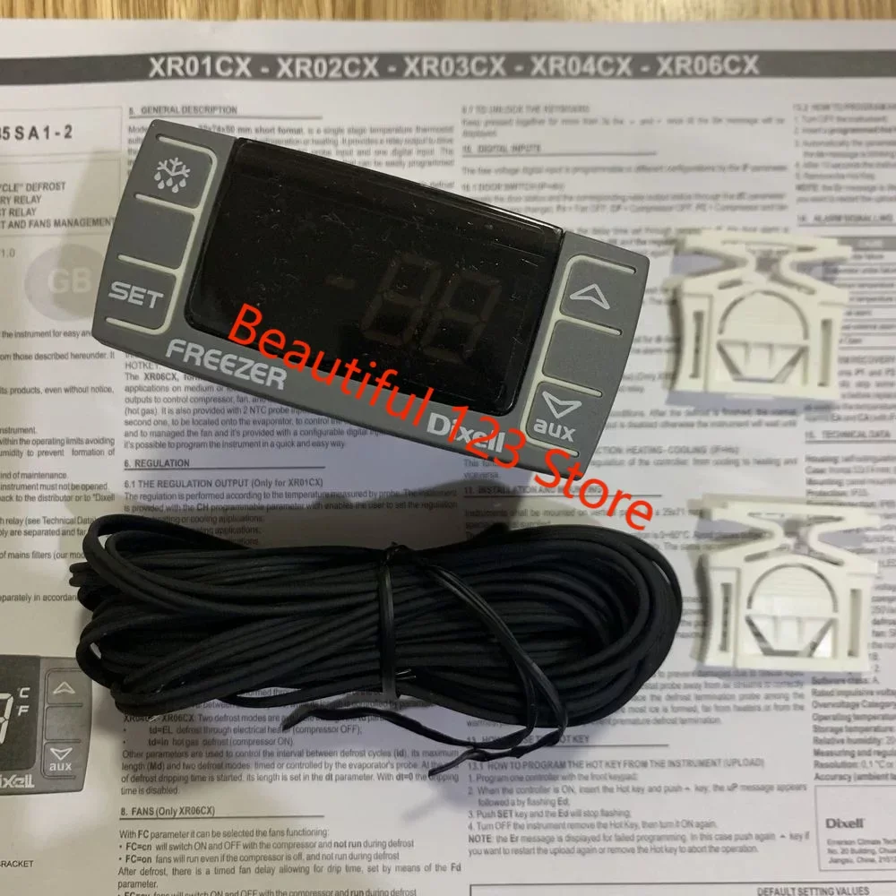 Controlador de Temperatura Eletrônico Dixell-elf Armazenamento a Frio Termostato Geladeira Xr06cx Novo