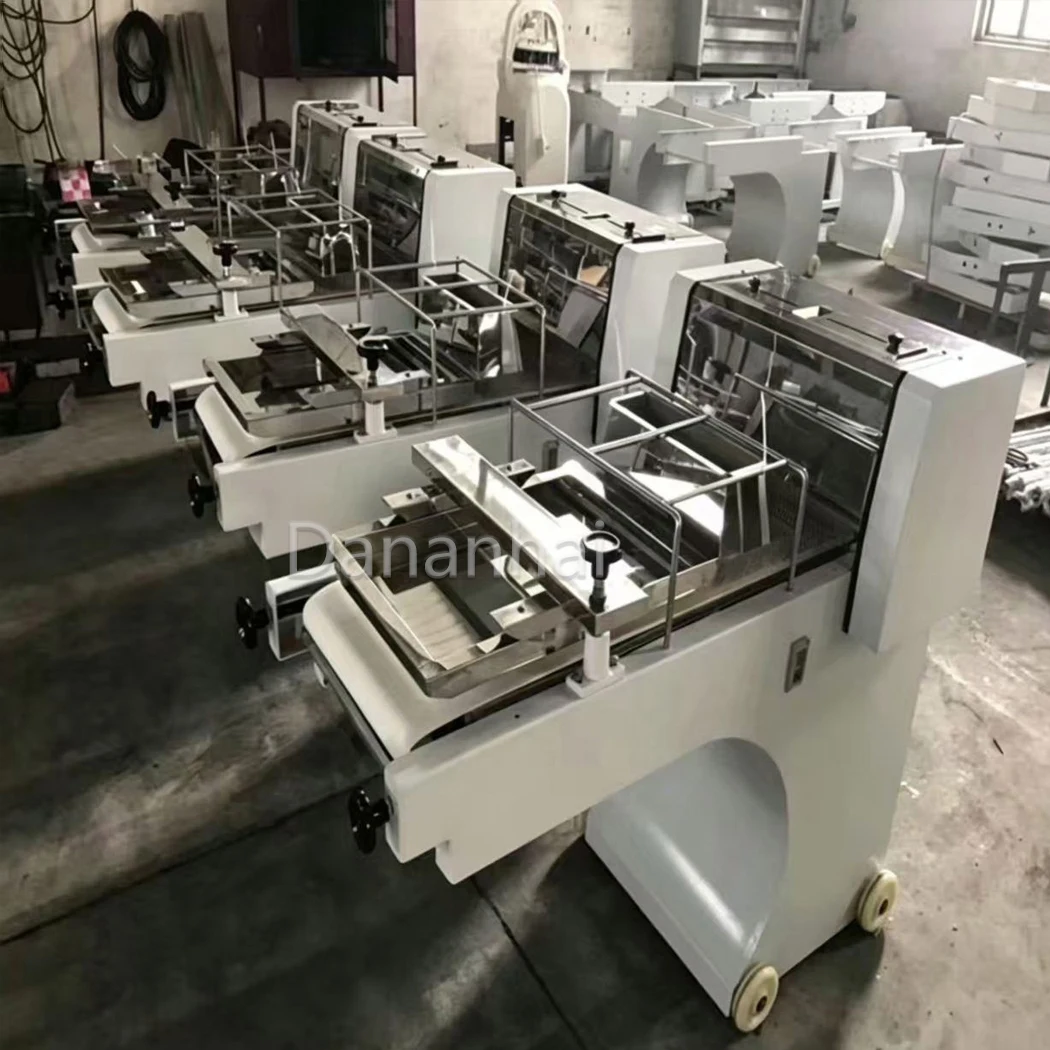 Automatic Dough Moulder 0.75KW Commercial Toast Bread Shaping Machine Stainless Steel Bakery Processing Device