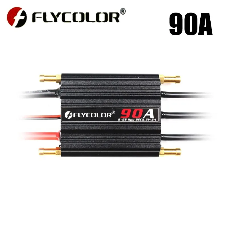 Originele Flycolor 50A 70A 90A 120A 150A Borstelloze ESC Speed Controller Progaming Kaart 2-6S Lipo BEC 5.5 V/5A voor RC Boot