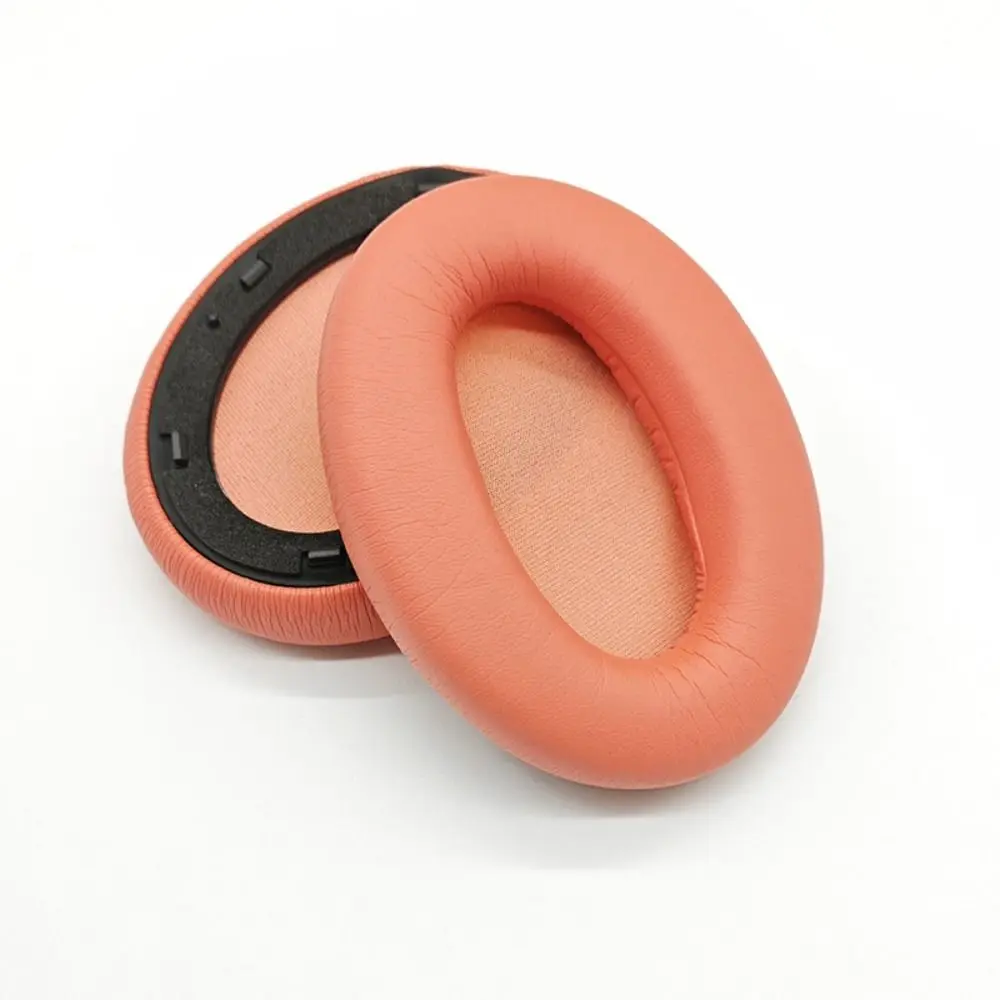 2 ชิ้นใหม่หนัง Ear Pads หน่วยความจําฟองน้ําเปลี่ยนหูฟังหูฟังอุปกรณ์เสริมชุดหูฟัง Earmuff สําหรับ Edifier MT6