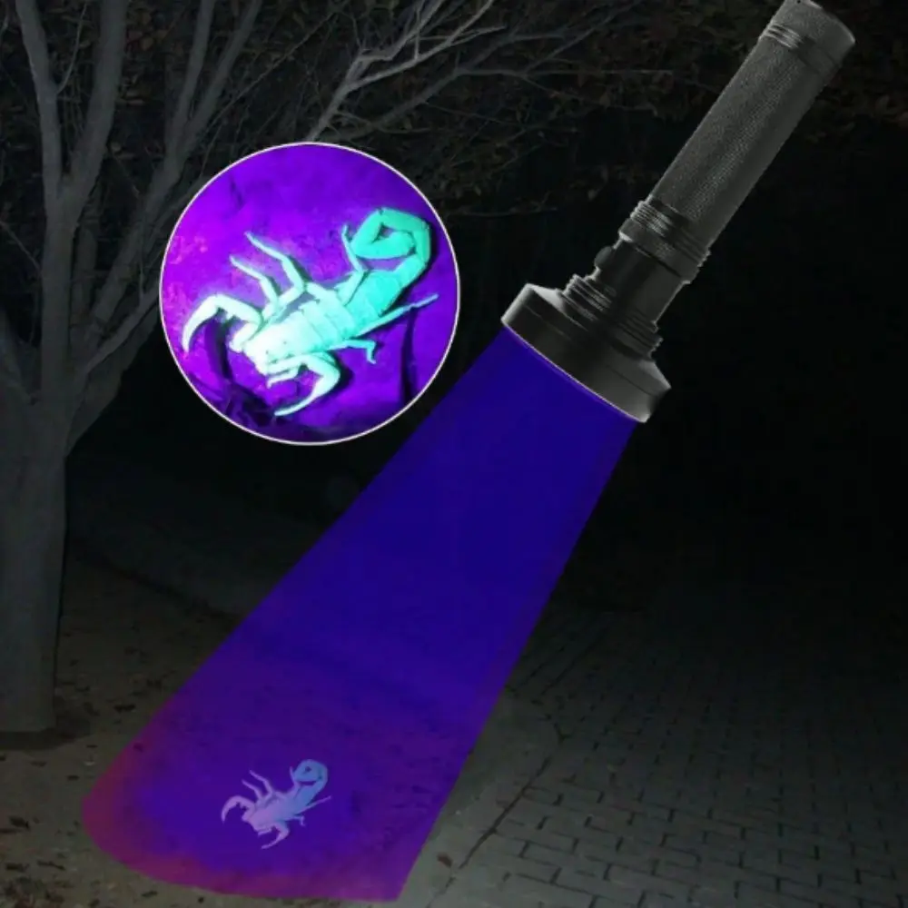 51 High-power LED UV Flashlight Purple Light Portable Design UV Led Torch Shadowless Lamp Ultraviolet Flashlight
