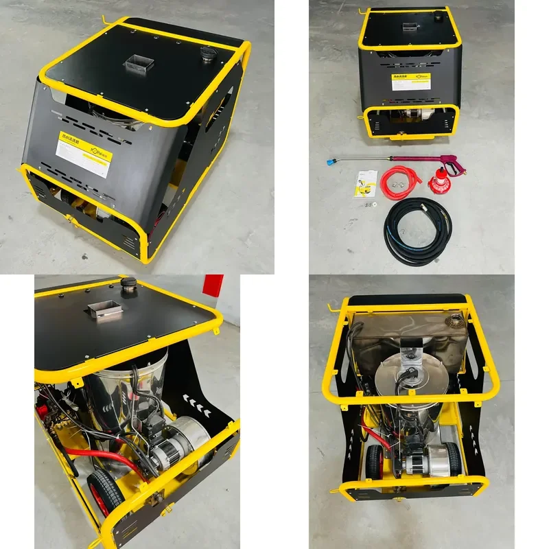 New Hot Water High Pressure Cleaner Heating Power Washer for Car Home Outdoor Cleaning Machine
