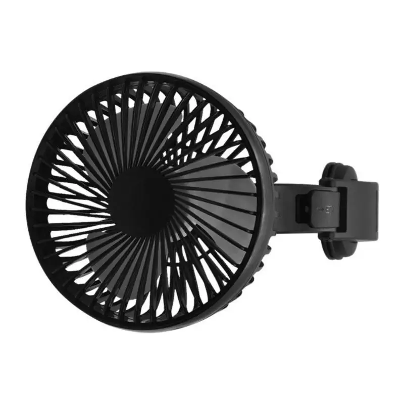 31BA 12Cm Car USB Fan With Quiet Operation And 3 Suction Cup Desk Fan