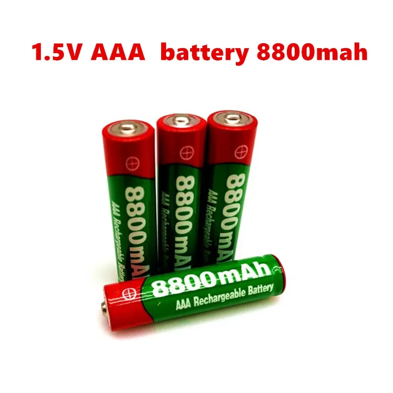 2024 NEW 1.5V AAA rechargeable battery 8800mah AAA 1.5V New Alkaline Rechargeable batery for led light toy mp3wait+free shipping