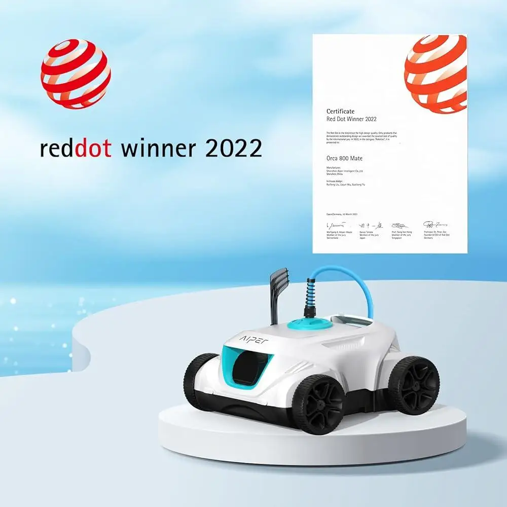 로봇식 풀 청소기 33피트 회전 플로팅 케이블이 있는 지상 수영장 위의 자동 진공 효율적인 먼지 제거 쉬운 작동