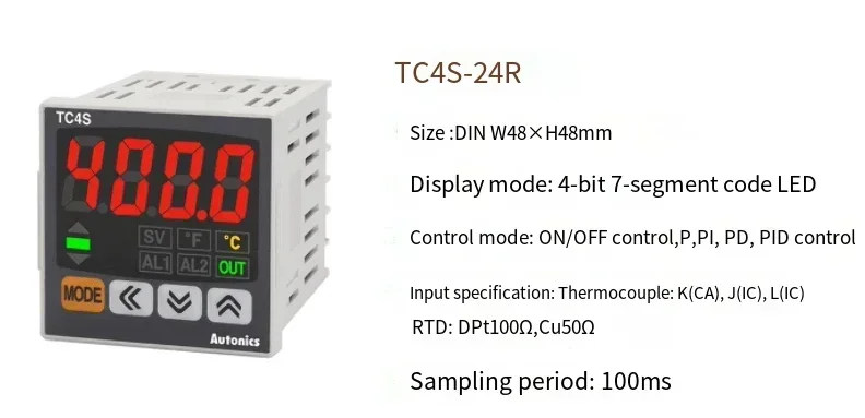 Temperature Controller TC4S-24R TC4L-14R Digital Intelligent Temperature Controller