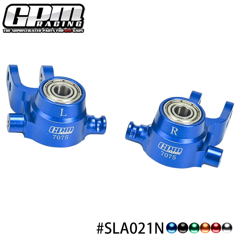 GPM 7075 Alloy Front Steering Blocks For TRAXXAS 1/10 Slash / Rustler / Stampede / Hoss / Ford Fiesta ST Rally