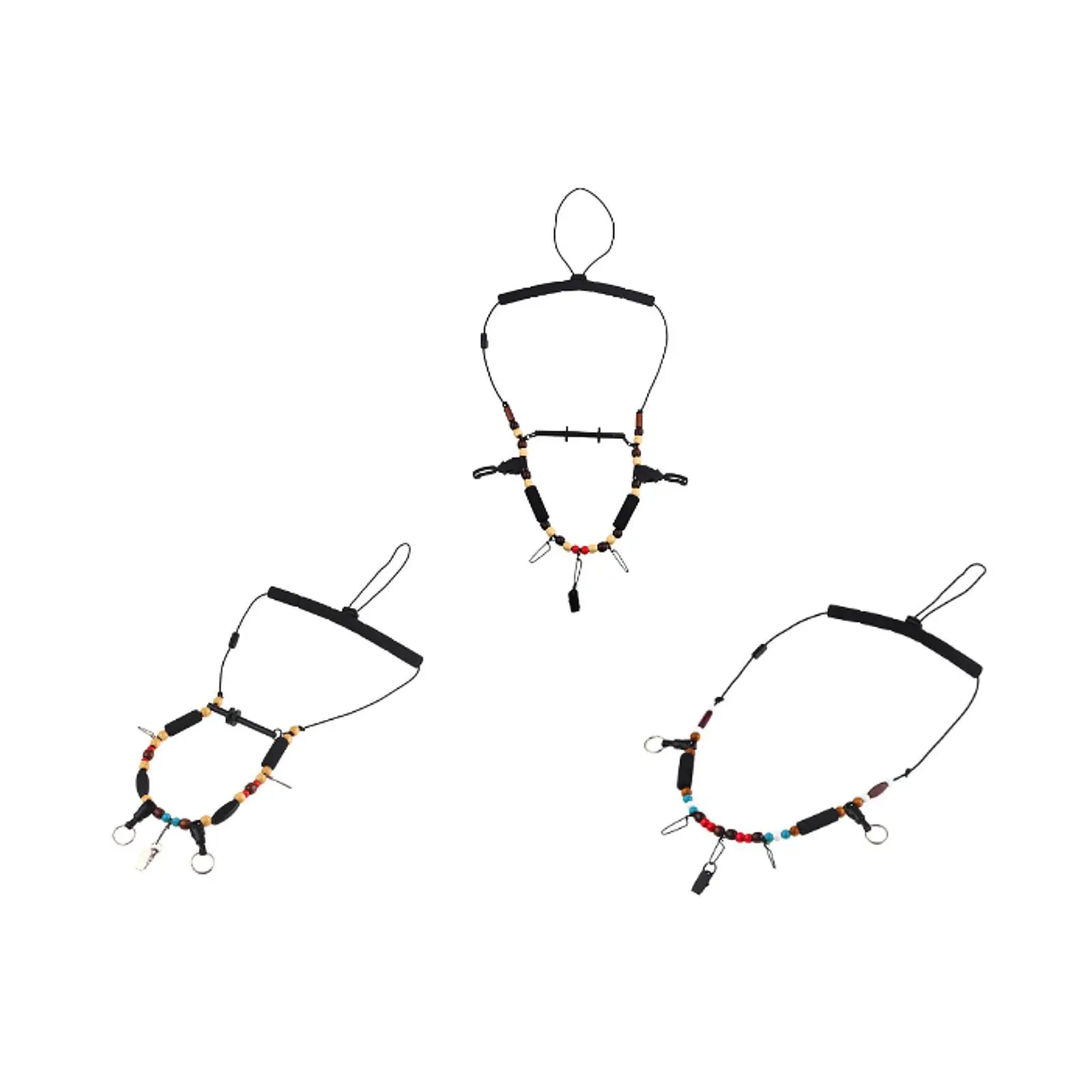 Adjustable Fly Fishing Necklace Lanyard with Clip Multi Tool Accessory for Fishing Trips