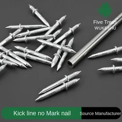 Traceless Double-Ended Nail Sleeve, Iron Nails, Non-porous Edge Sealing, FixingPointed Nails, Croissant