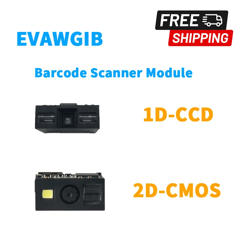 EVAWGIB 1D 2D USB UART moduł skanera kodów kreskowych wbudowany moduł skanera kodów Qr najtańszy czytnik Arduino Mini Raspberry Pi