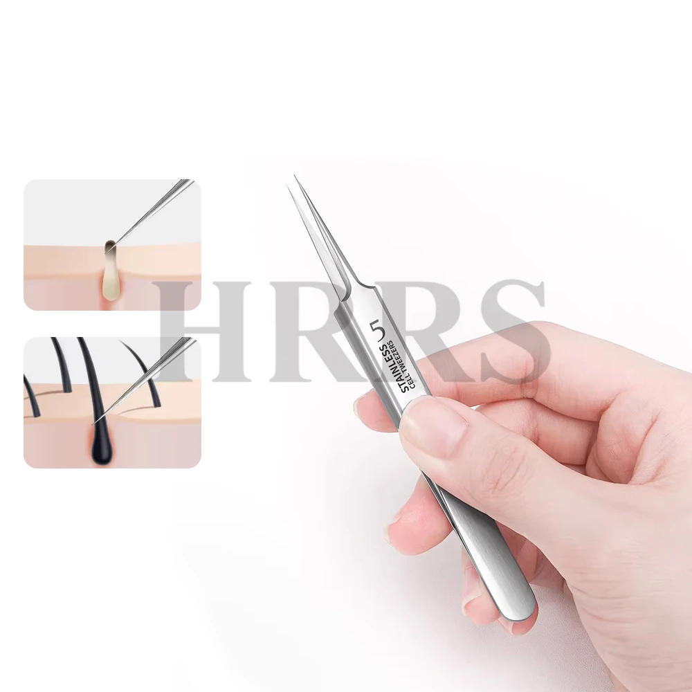 1Pc Extra Fijn Nr. 5-celulaire acne-mee-eterpincet - gezichtsschoonheid Verwijder acne-naaldgereedschap voor huidverzorging
