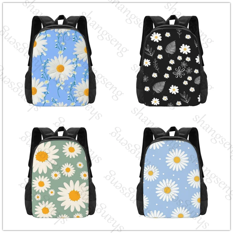 

daisy flower Backpack large capacity printed schoolbag for boys and girls teenagers leisure travel commuter backpack