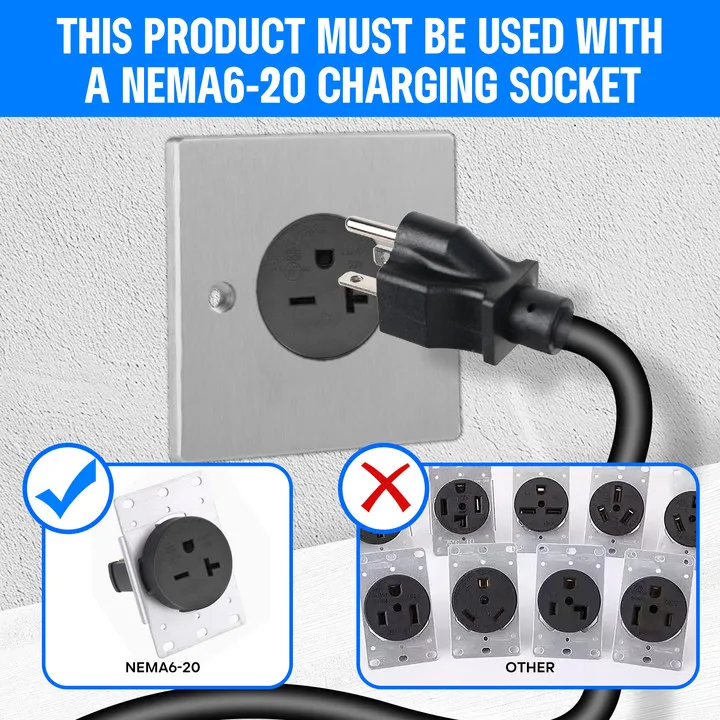 Dreamdash 3.5KW 16A شاحن EV 110V-220V 7M SAEJ1772 لسيارة EV-GAS الأمريكية (PHEV) محطة شحن محمولة سيارة كهربائية Type1