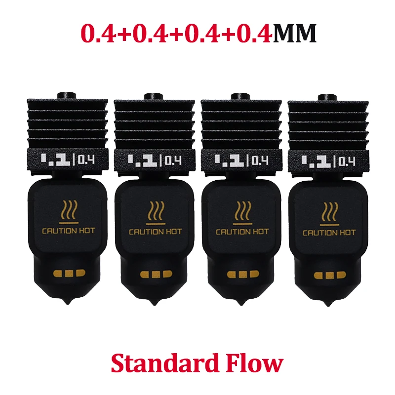 Upgrade P2S/X2D Hotend für Bambu Lab X2D Standard Flow Hotend – Hochwertiger Druck, abnehmbare Düse 0.2 0.4 0.6 0.8 Hotend-Kit