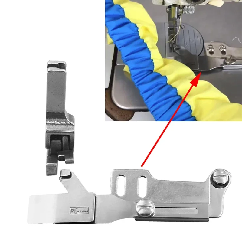 

New! Waist Bag Activity Rubber Band Puller Attachment / Binder for Upper Waist and Elastic Fitted for Industrial Sewing Machine