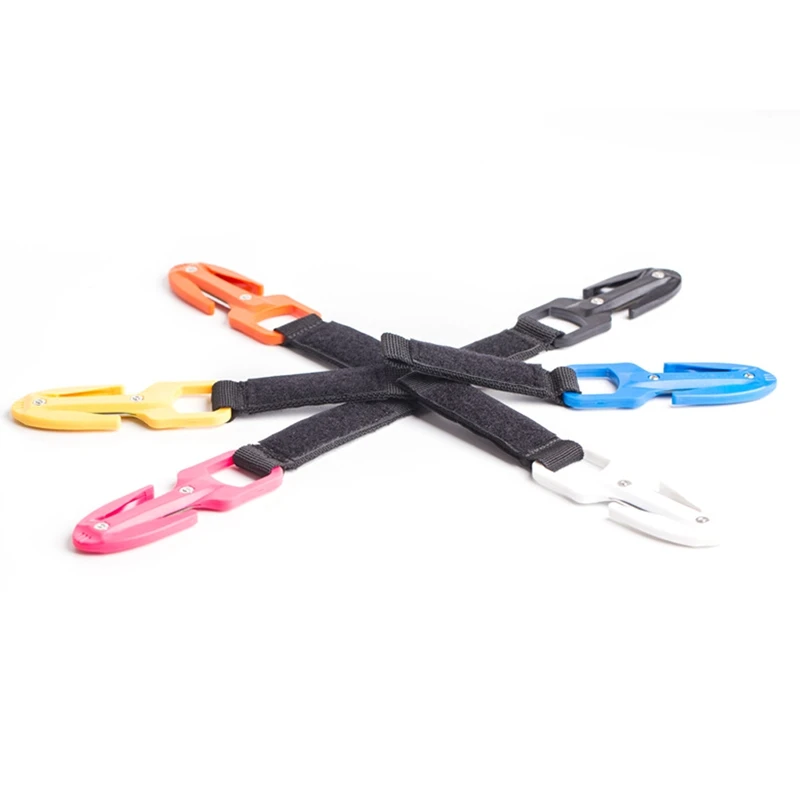 Diving Cutter Diving Hand Line Cutter Diving Cutting Knife with Extra Blade for Scuba Diving Hiking Extreme Sports,Black