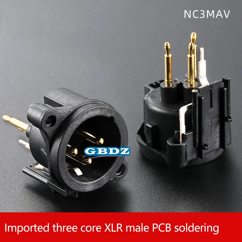 

Neutrik 3 Pin XLR PCB Mount Panel Connectors Bronze Contacts Male Female Chassis Connectors Socket with / no Latch Lock