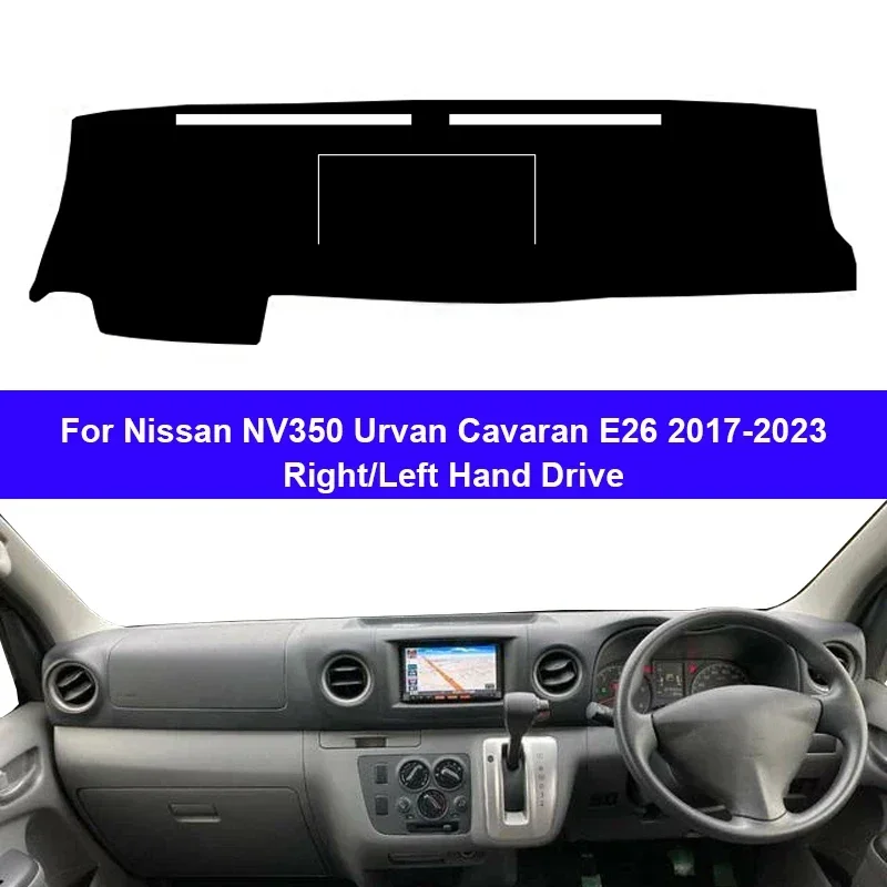 For Nissan NV350 Cavaran E26 2017 2018 2019 2020 2021 2022 2023 Car Protective Pad Dashboard Cover Silicone Non-Slip Mat