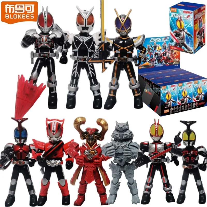 

Строительные блоки BLOKEES Kamen Rider Star Version Faiz Kabuto 3D декоративная модель детская модная коллекция игрушек подарки