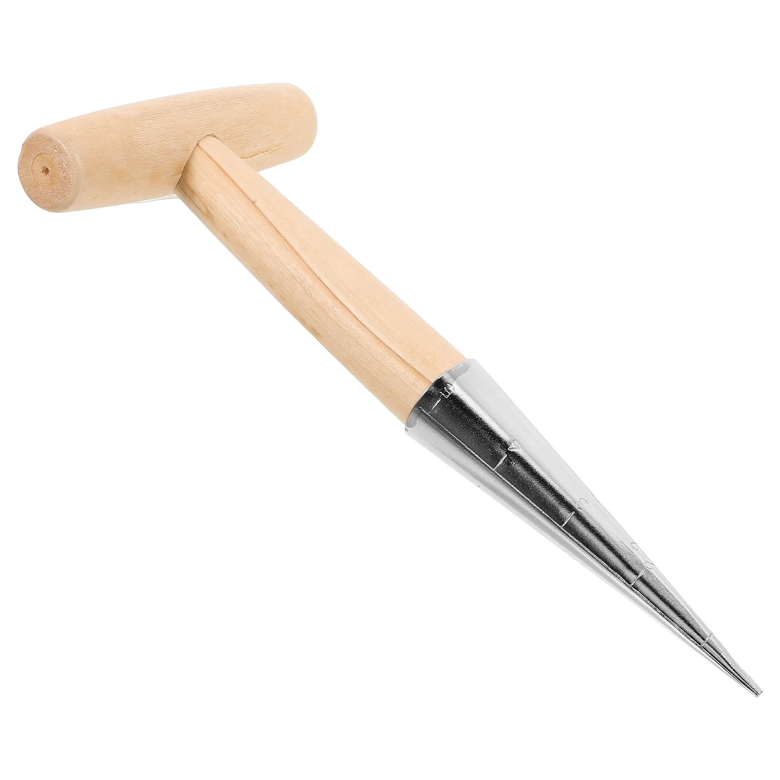 

Пробойник для посадки из нержавеющей стали с деревянной ручкой, садовый инструмент для выкапывания почвы, для выращивания суккулентов, овощей и цветов