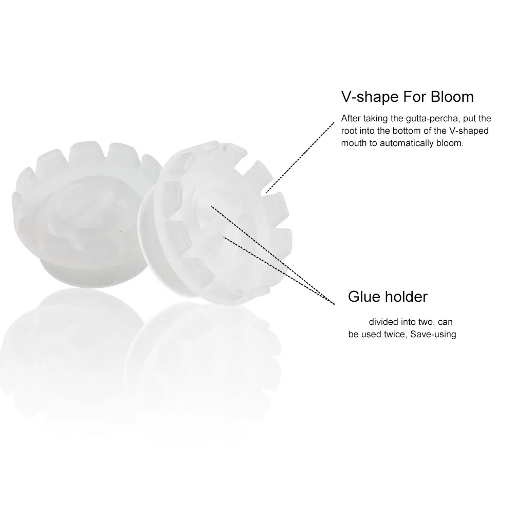 Yelix Lijm Houder Valse Wimper 100 Stuks Wegwerp Wimpers Blossom Cup Gemakkelijk Fan Lijm Pallet Wimper Extension Tool Make-Up Tool