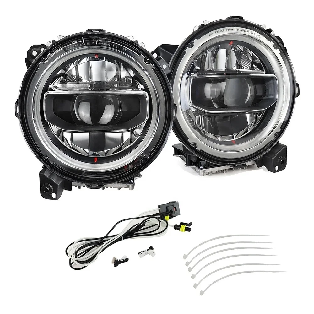 

For Jeep Wrangler Headlight 2018-2021 Wrangler JL Head Lights DRL Turn Signal High Beam Projector Lens