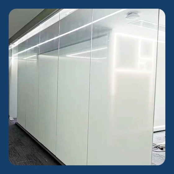 

PDLC Smart Window Film Glass, Crystal Liquid Technology, Low Fog Smart Privacy Protection