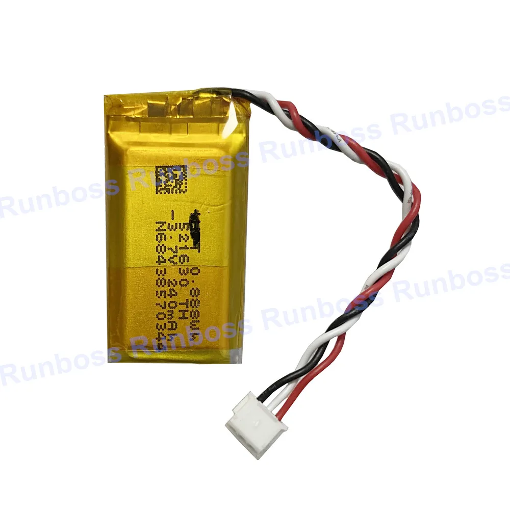 2PCS/Lot 3.7V 240mAh Battery For Logitech G Pro X GPW 1 2 Wireless Mouse Feet Skates AHB521630PJT-05 Superlight M-R0070 SPEED