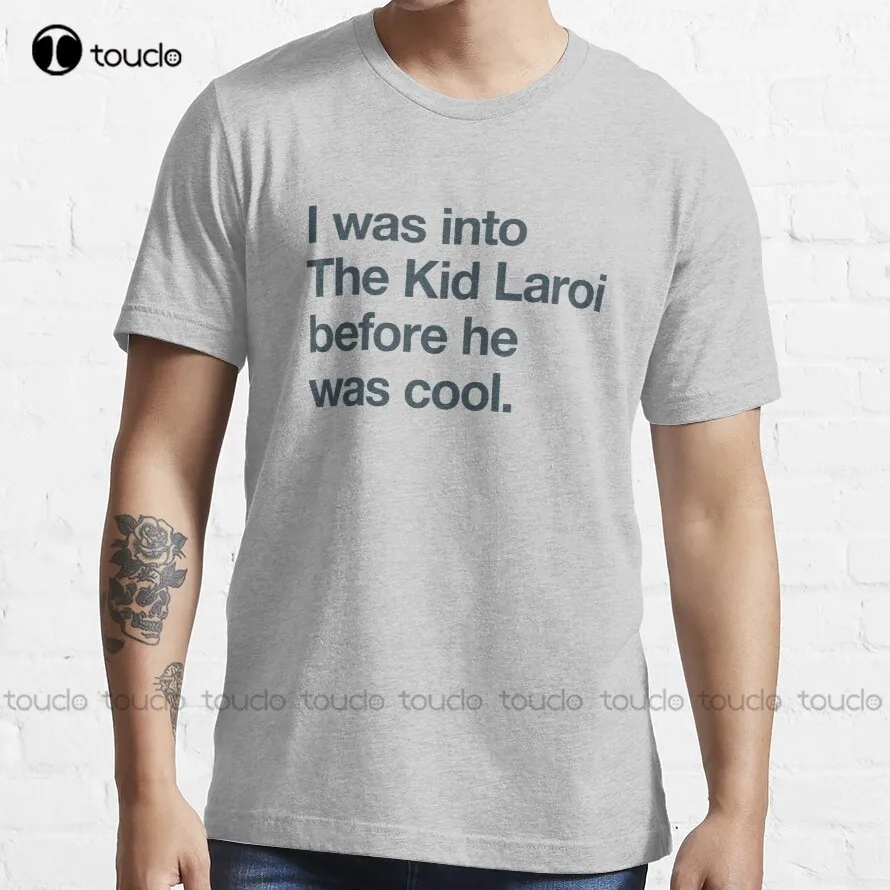 I Was Into The Kid Laroi Before He Was Cool Trending T-Shirt The Kid Laroi 80S Tshirts For Men Funny Art Streetwear Cartoon Tee