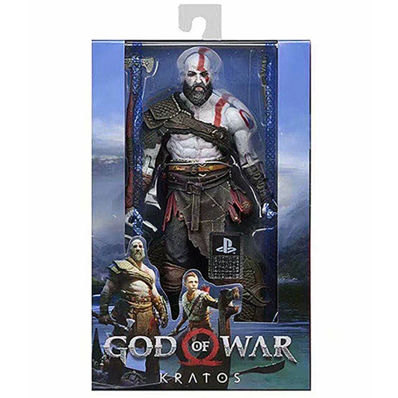 18cm Kratos Action Figures Atreus Figura Game God of War Ragnarok Figurine Anime Peripheral Collection Movable Model Ornament