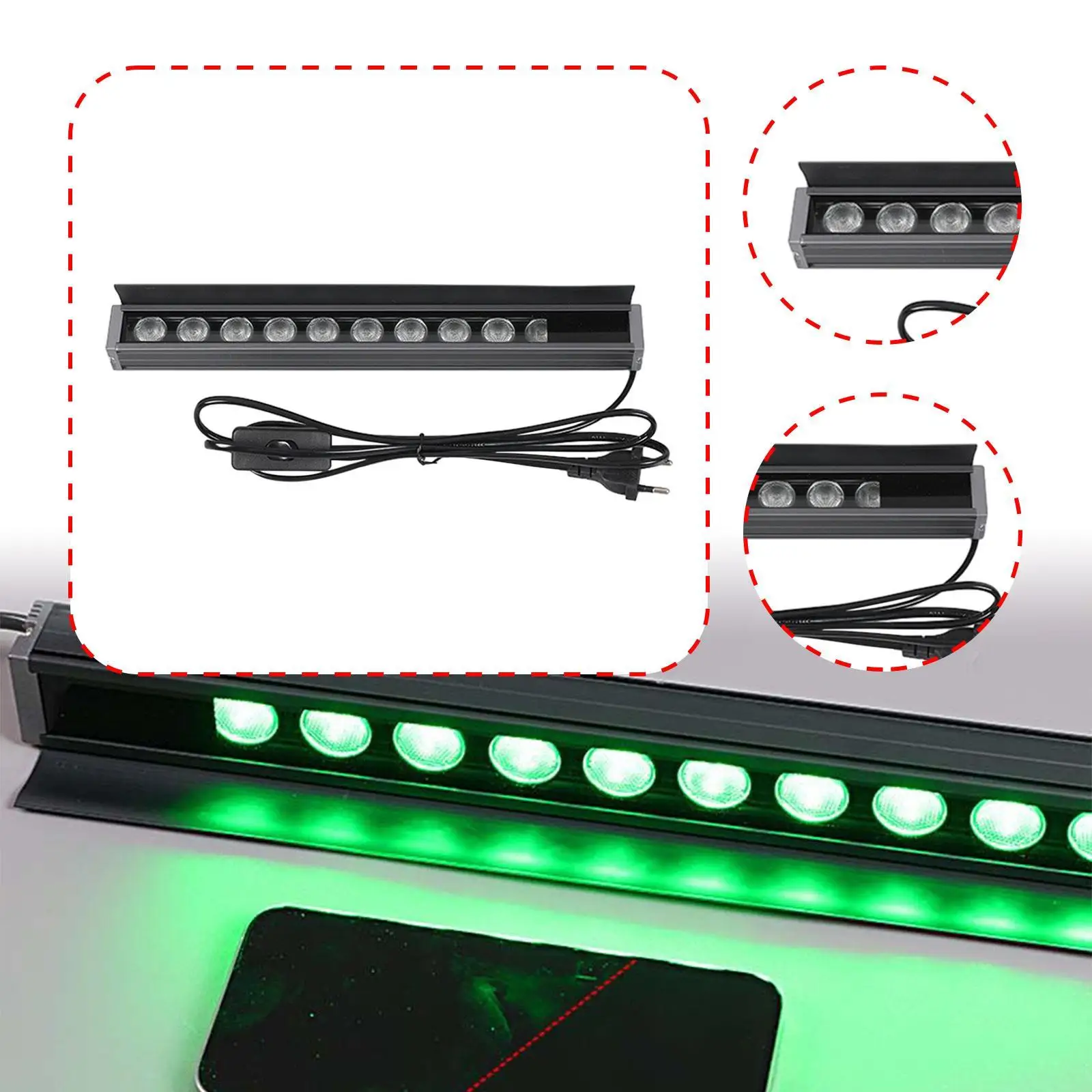 

Screen Cleaning Lamp LED Detection Light Aluminum Fingerprint Film Inspection Tool Oca Lamination Light