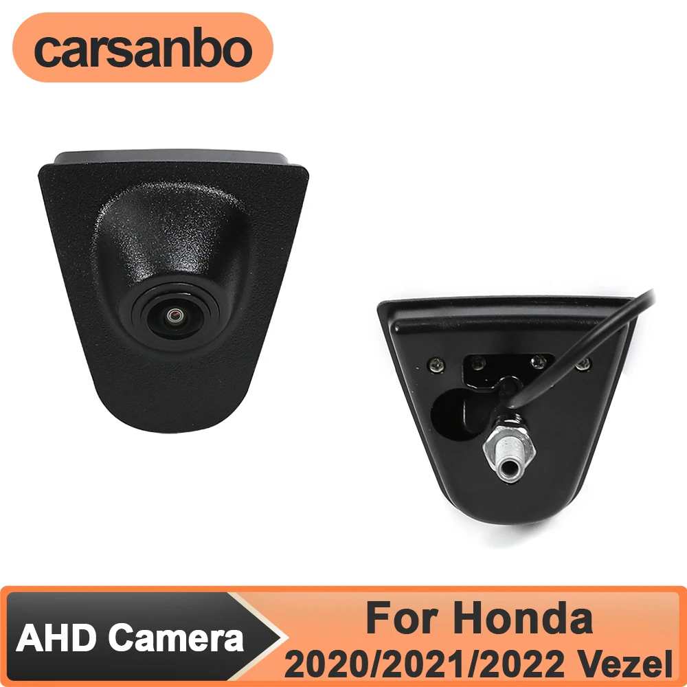 

Carsanbo AHD 1080P Car Front View Camera for Honda 2020/2021/2022 Vezel Night Vision Fisheye 150° Waterproof Parking Monitoring