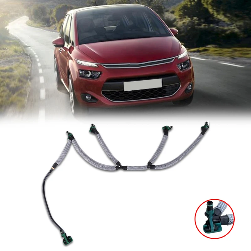 

Трубка обратного слива топлива для Citroen C4 C5 DS4 DS5, Ford C-Max II S-Max, Peugeot 3008 308 5008 9844585580 9674231880 1872025