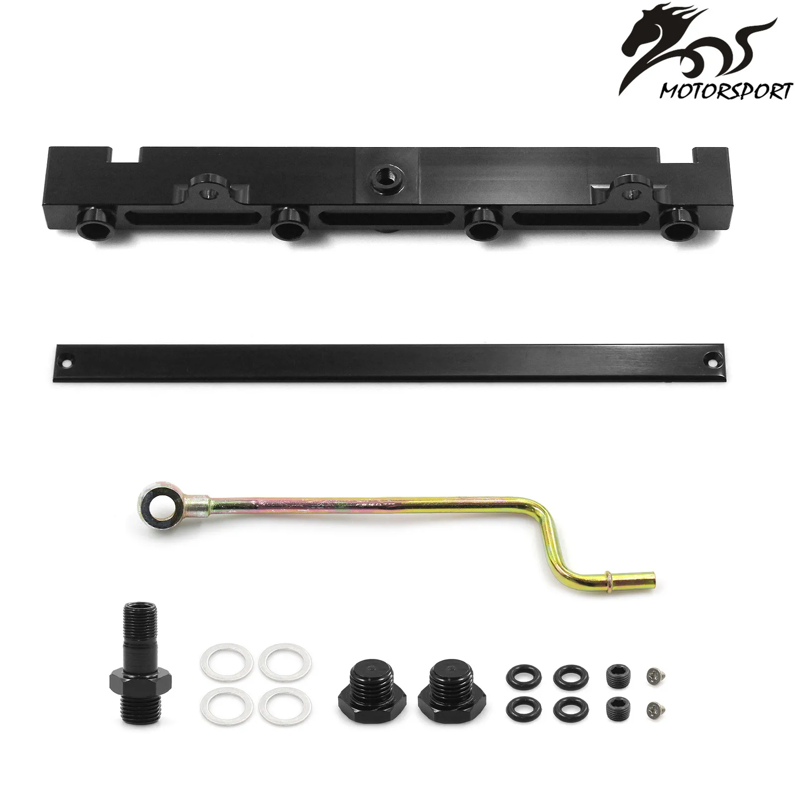 high Volume Fuel Rail Kit for Honda 02-06 for Acura for RSX for Civic K20 K20A2 K20Z1 K20A3 black Aluminum alloy