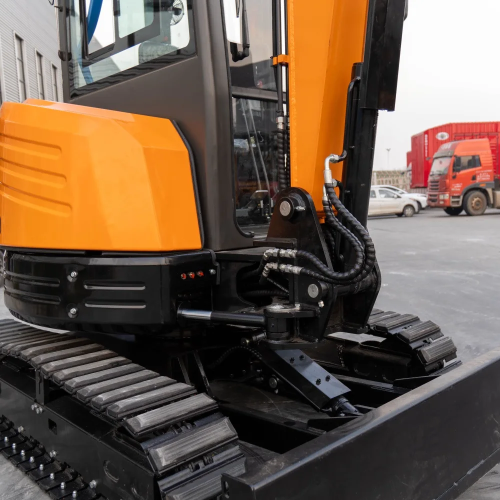 Small Mini Digger 3.5Ton  Automation Hydraulic Micro Crawler Bagger Digger Excavator