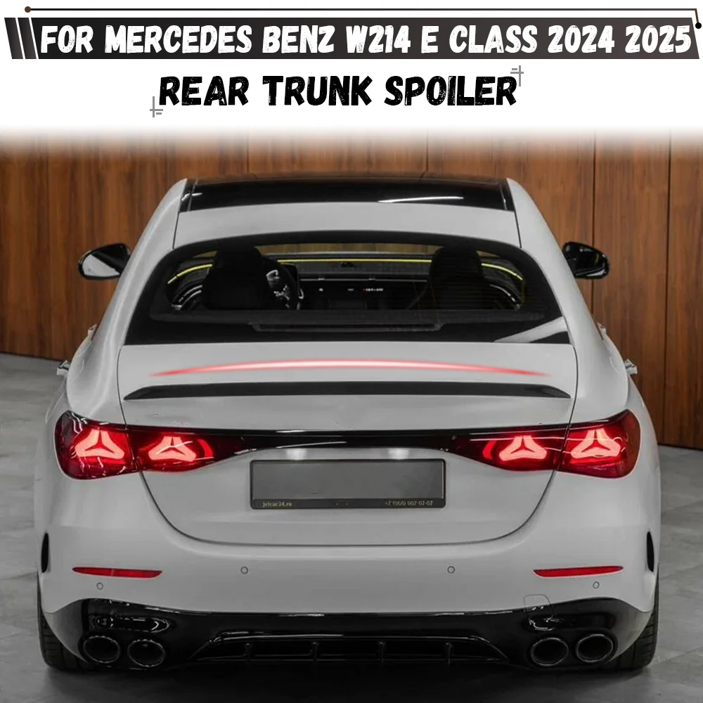 

Для Mercedes-Benz W214 E-класса E260 E300 E350 E400 E53 E63 2024 2025: Задний спойлер-антикрыло для купе, элементы внешнего обвеса