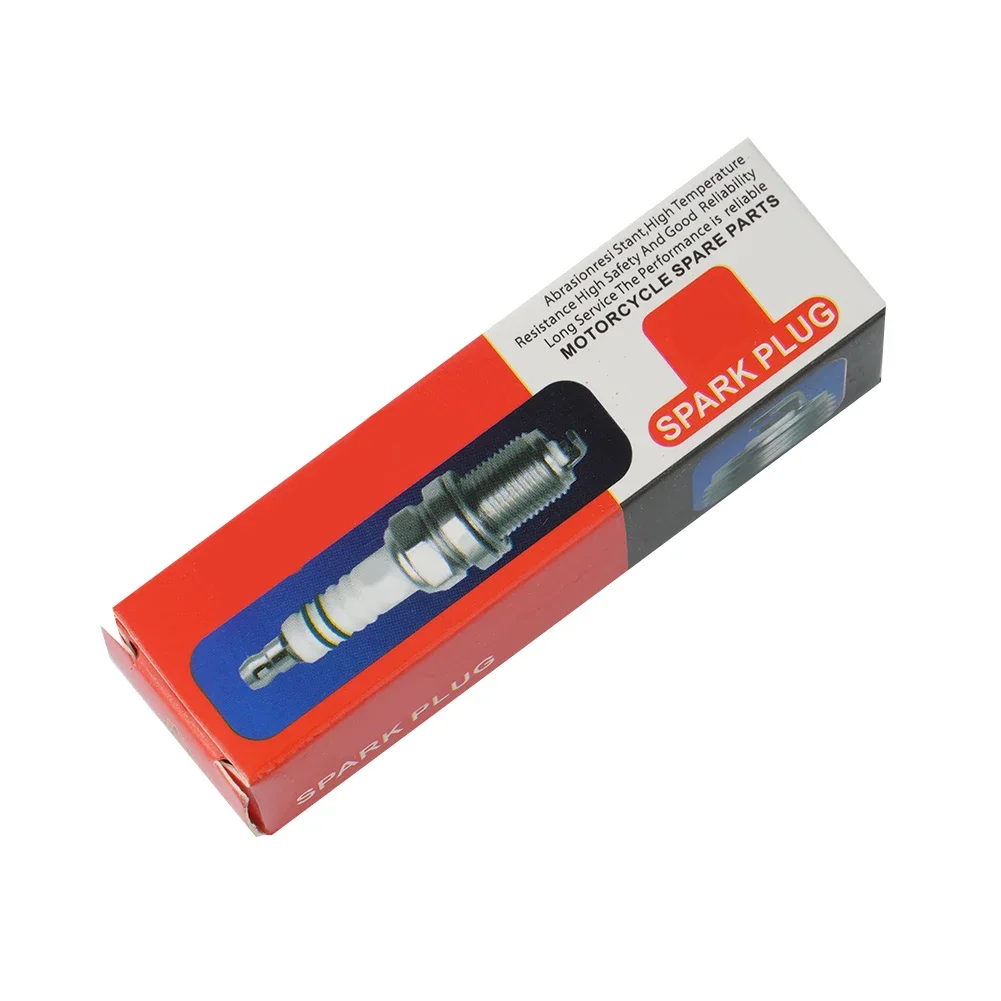 New Spark Plug D8TC For CG 125 150 200cc CF250 Motorcycle Scooter ATV High Performance Three Electrode Head Spark Plugs