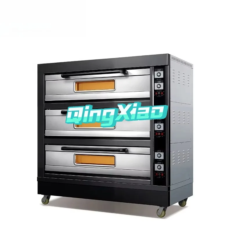Commercial Electric Multi Oven  Independent Temperature Control Double Glass Door Cool Touch For Restaurant Bakery Catering Shop