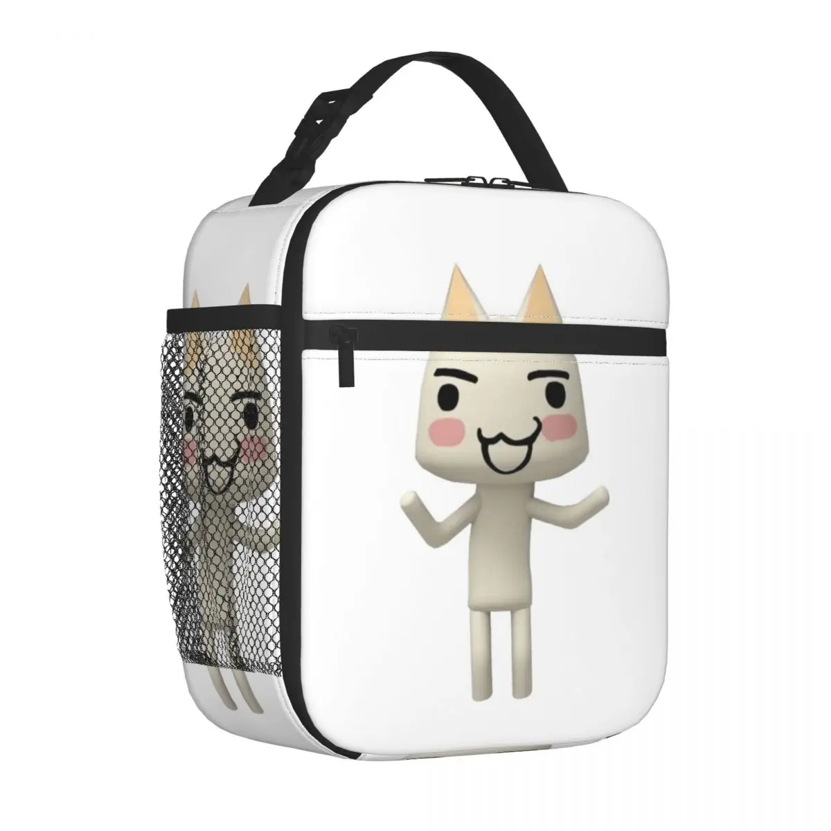 Cartoon Anime Games Toro Inoue Cat Thermal Insulated Lunch Bag Women Resuable Lunch Tote Outdoor Camping Travel Storage Food Box