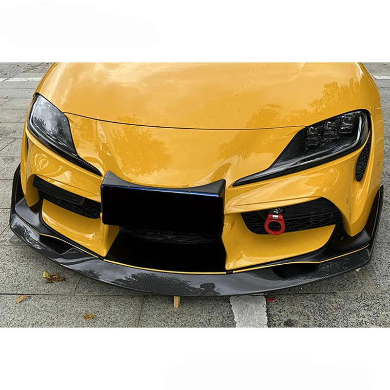 

Спойлер-диффузор переднего бампера из карбона Fengxuan для Toyota Supra A90 (2019-наст. время)